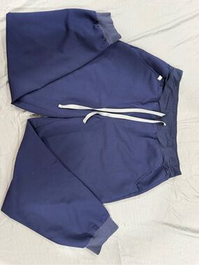 Figs Navy Blue Drawstring Jogger Pants